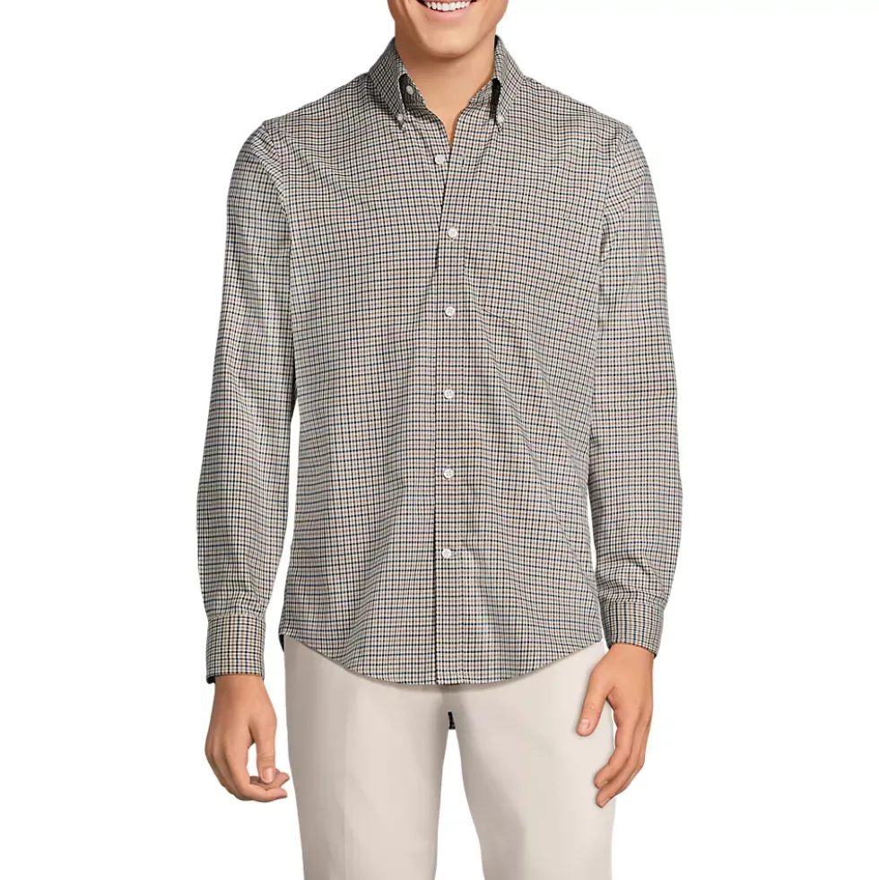 Men's Traditional Fit No Iron Twill Shirt