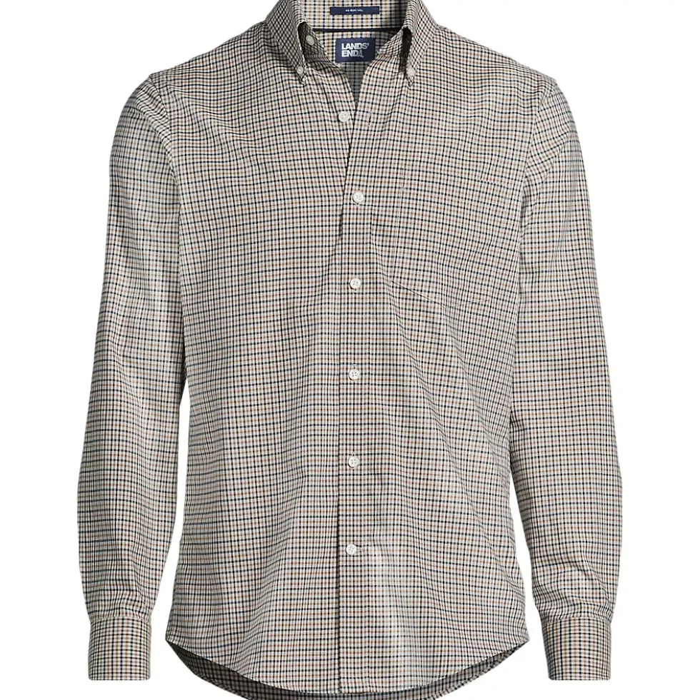 Men's Traditional Fit No Iron Twill Shirt