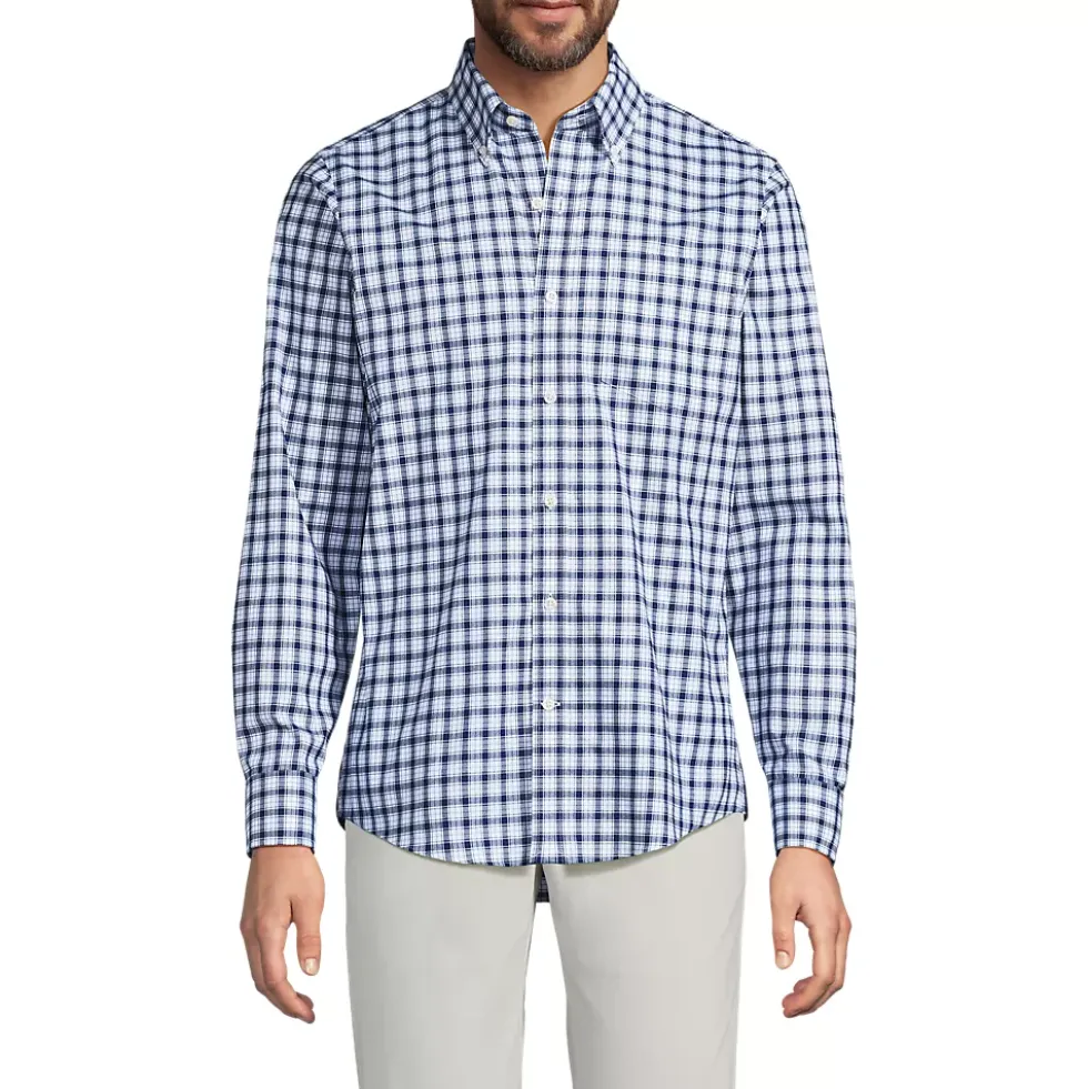 Men's Traditional Fit No Iron Twill Shirt