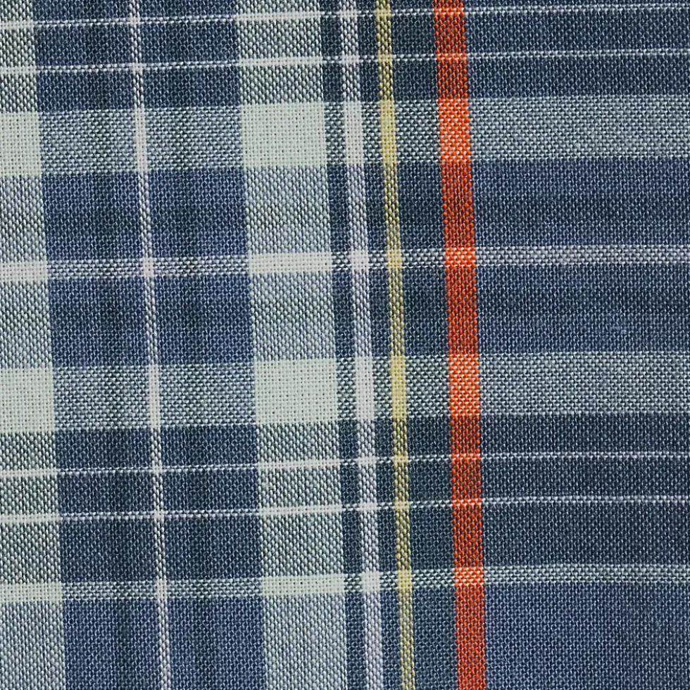 Men's Traditional Fit Short Sleeve Madras Shirt