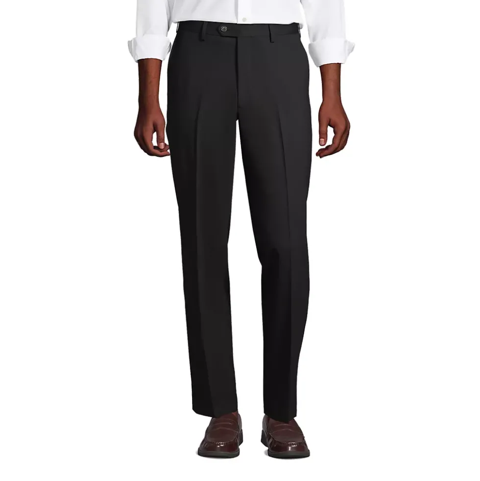 Men's Traditional Fit Year'rounder Stretch Wool Dress Pants