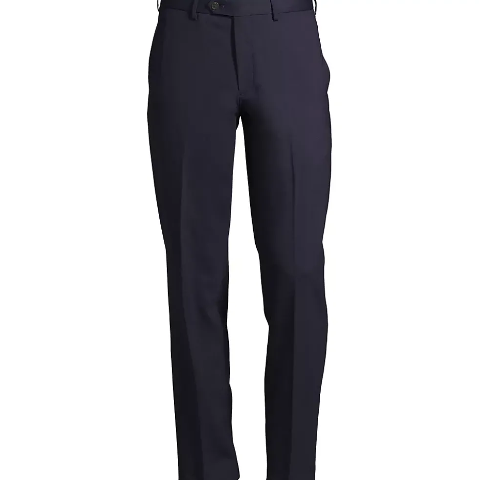 Men's Traditional Fit Year'rounder Stretch Wool Dress Pants