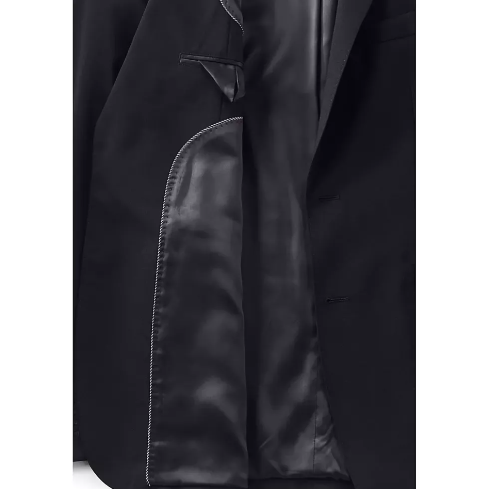 Men's Traditional Fit Year'rounder Stretch Wool Suit Jacket