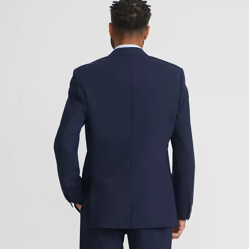 Men's Traditional Fit Year'rounder Stretch Wool Suit Jacket