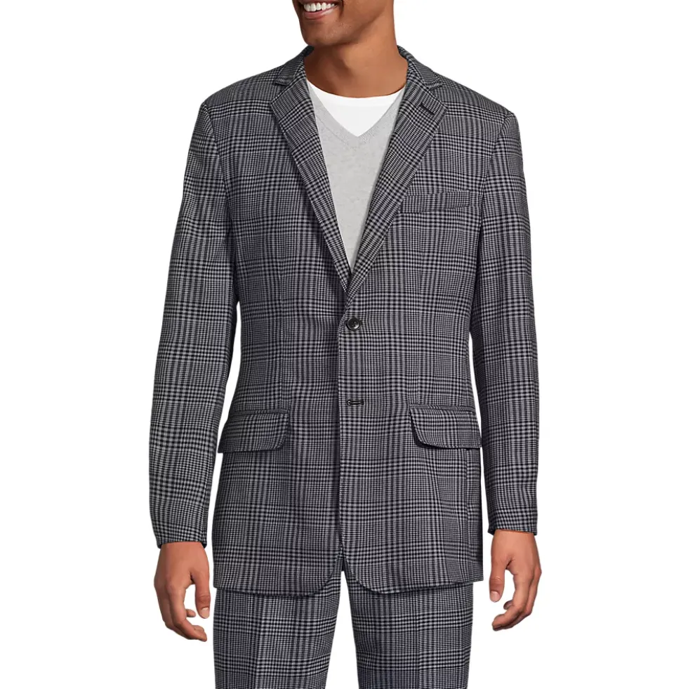 Men's Traditional Fit Year'rounder Stretch Wool Suit Jacket