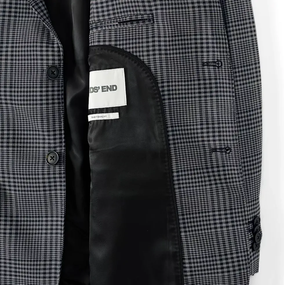 Men's Traditional Fit Year'rounder Stretch Wool Suit Jacket