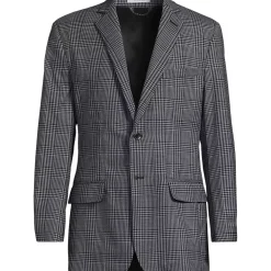 Men's Traditional Fit Year'rounder Stretch Wool Suit Jacket