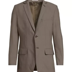 Men's Traditional Fit Year'rounder Stretch Wool Suit Jacket