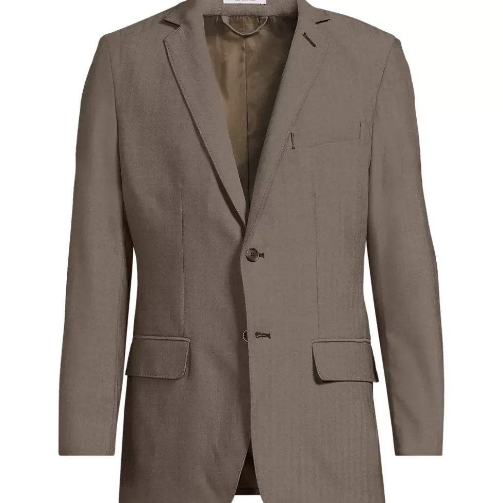 Men's Traditional Fit Year'rounder Stretch Wool Suit Jacket