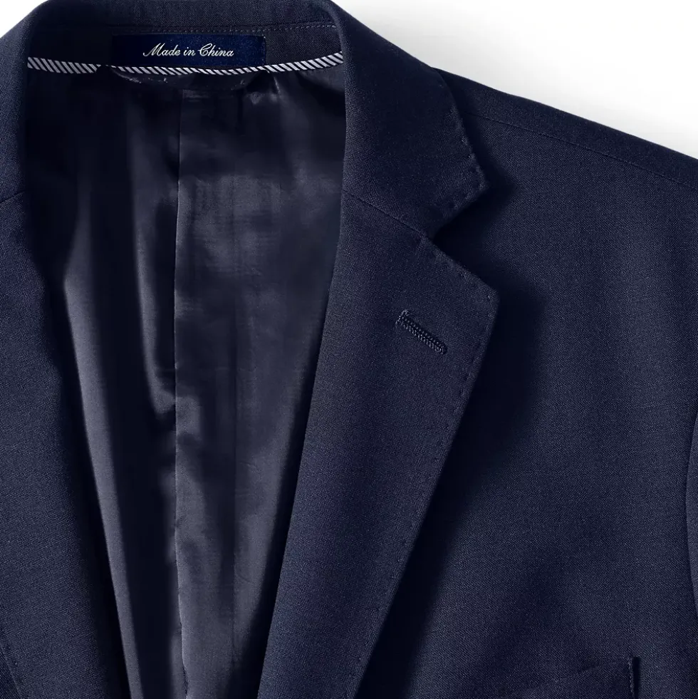 Men's Traditional Fit Year'rounder Stretch Wool Suit Jacket