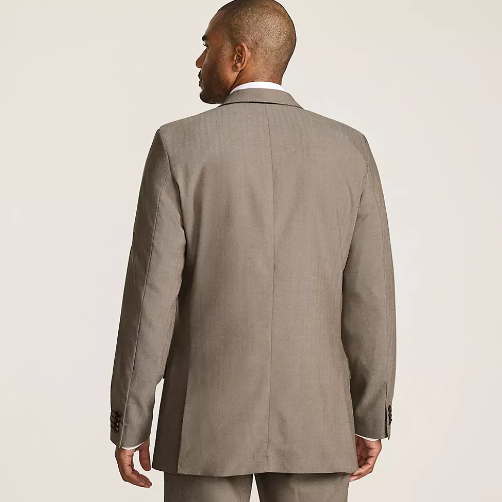Men's Traditional Fit Year'rounder Stretch Wool Suit Jacket