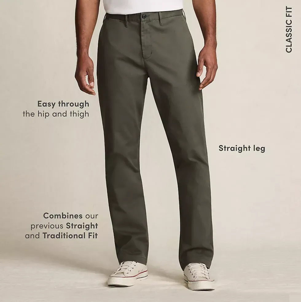 Men's Travel Kit Classic Fit Chino Pant
