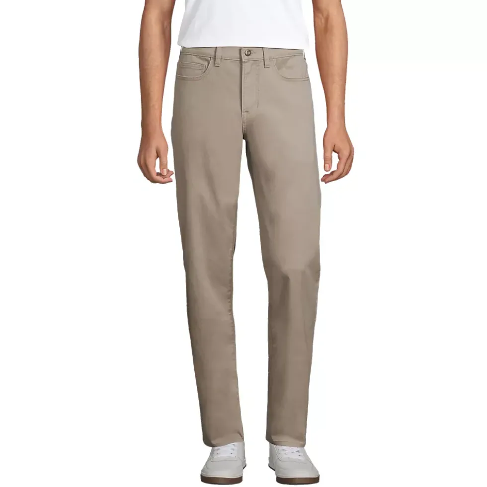 Men's Travel Kit Comfort Waist Traditional Fit 5 Pocket Pant