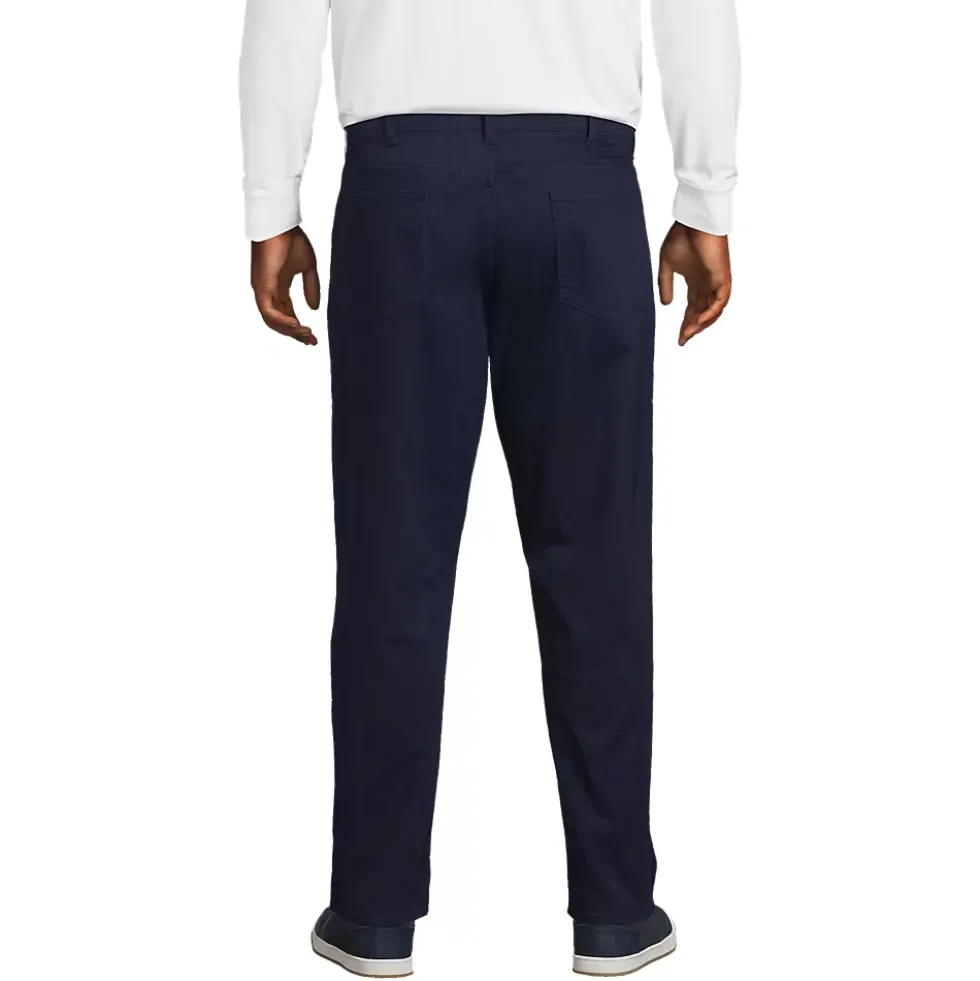 Men's Travel Kit Comfort Waist Traditional Fit 5 Pocket Pant