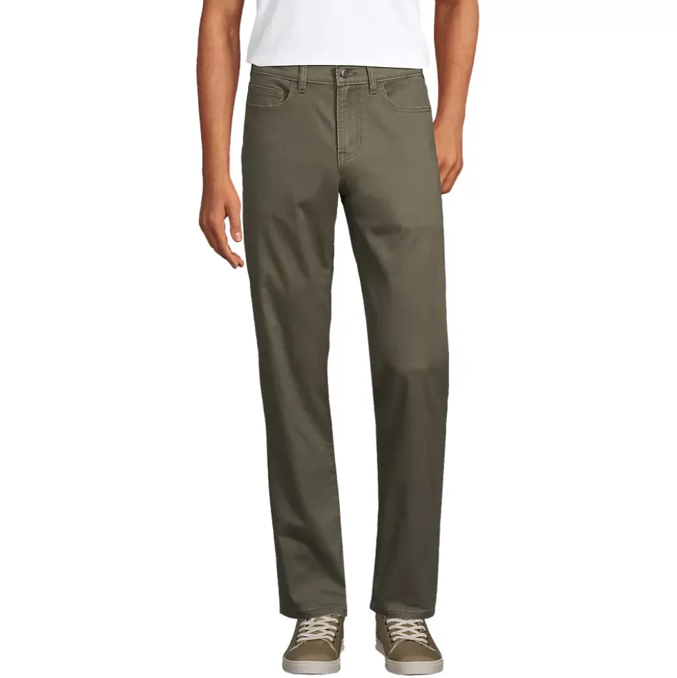 Men's Travel Kit Comfort Waist Traditional Fit 5 Pocket Pant
