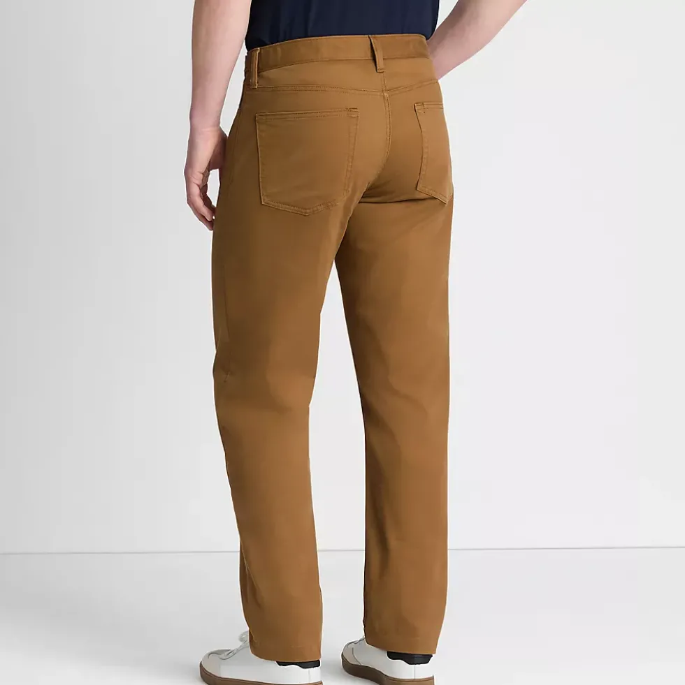 Men's Travel Kit Comfort Waist Traditional Fit 5 Pocket Pant