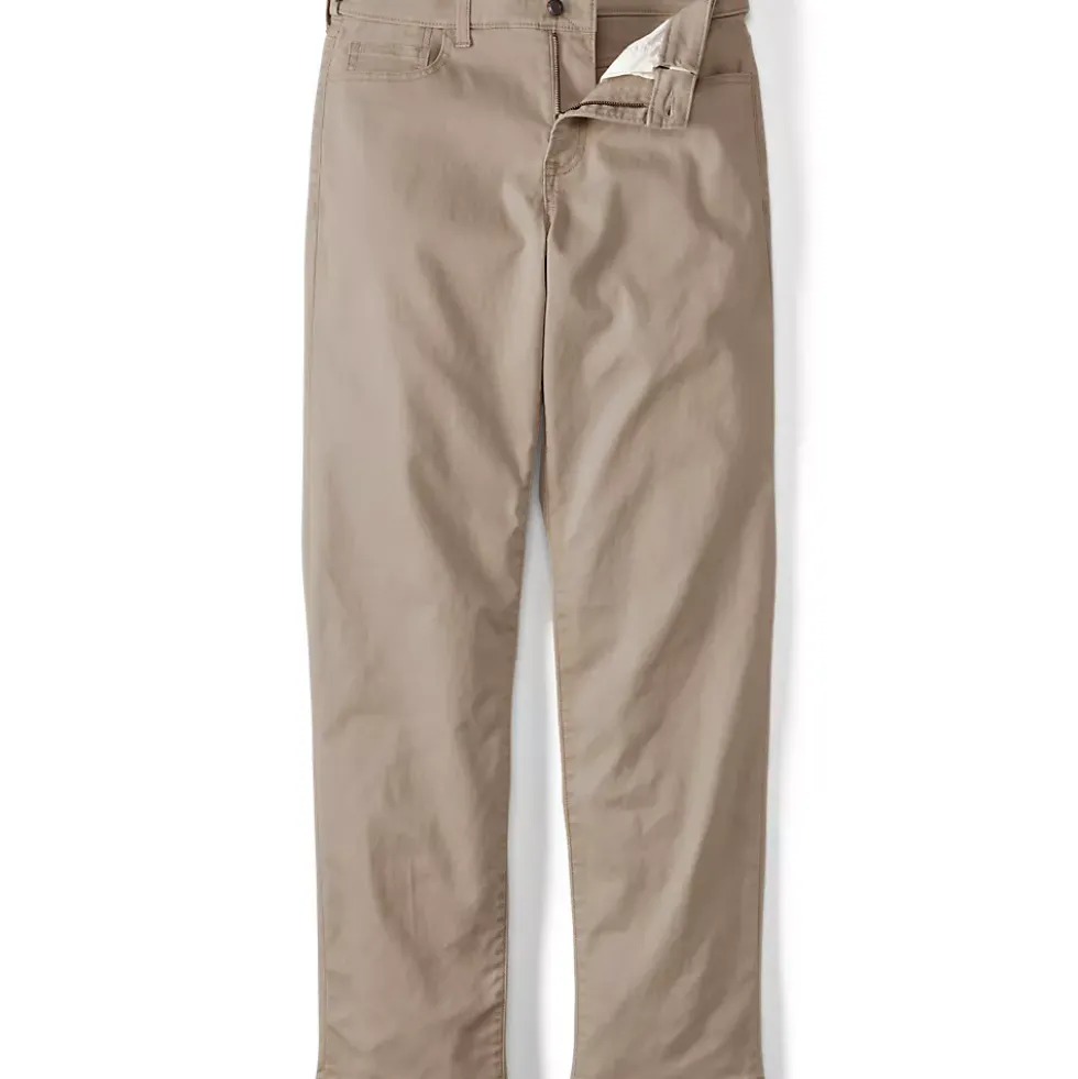 Men's Travel Kit Comfort Waist Traditional Fit 5 Pocket Pant