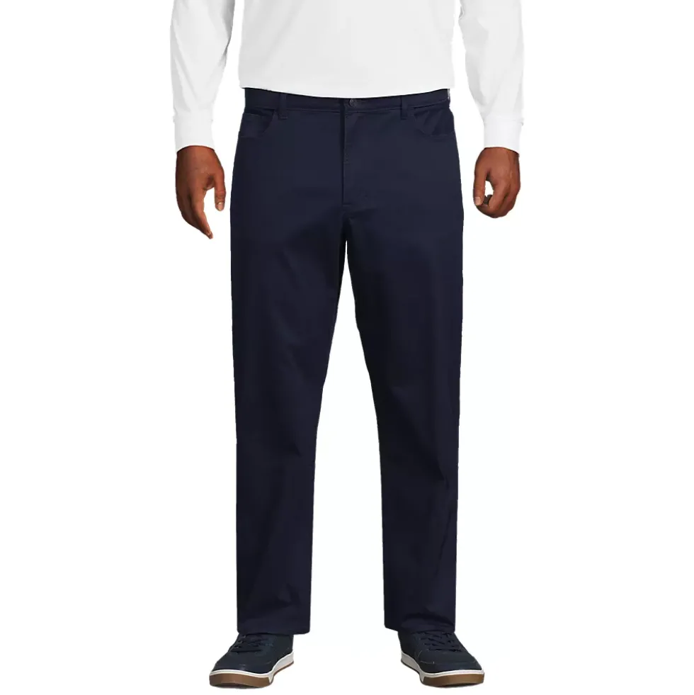 Men's Travel Kit Comfort Waist Traditional Fit 5 Pocket Pant