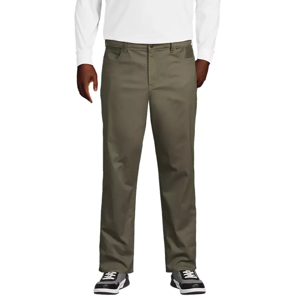 Men's Travel Kit Comfort Waist Traditional Fit 5 Pocket Pant