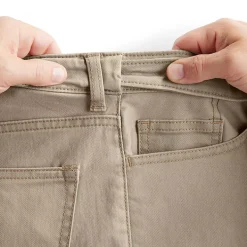 Men's Travel Kit Comfort Waist Traditional Fit 5 Pocket Pant
