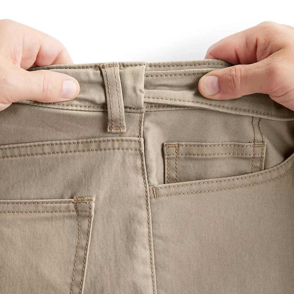 Men's Travel Kit Comfort Waist Traditional Fit 5 Pocket Pant