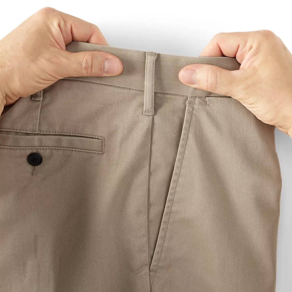 Men's Travel Kit Comfort Waist Classic Fit Chino Pant
