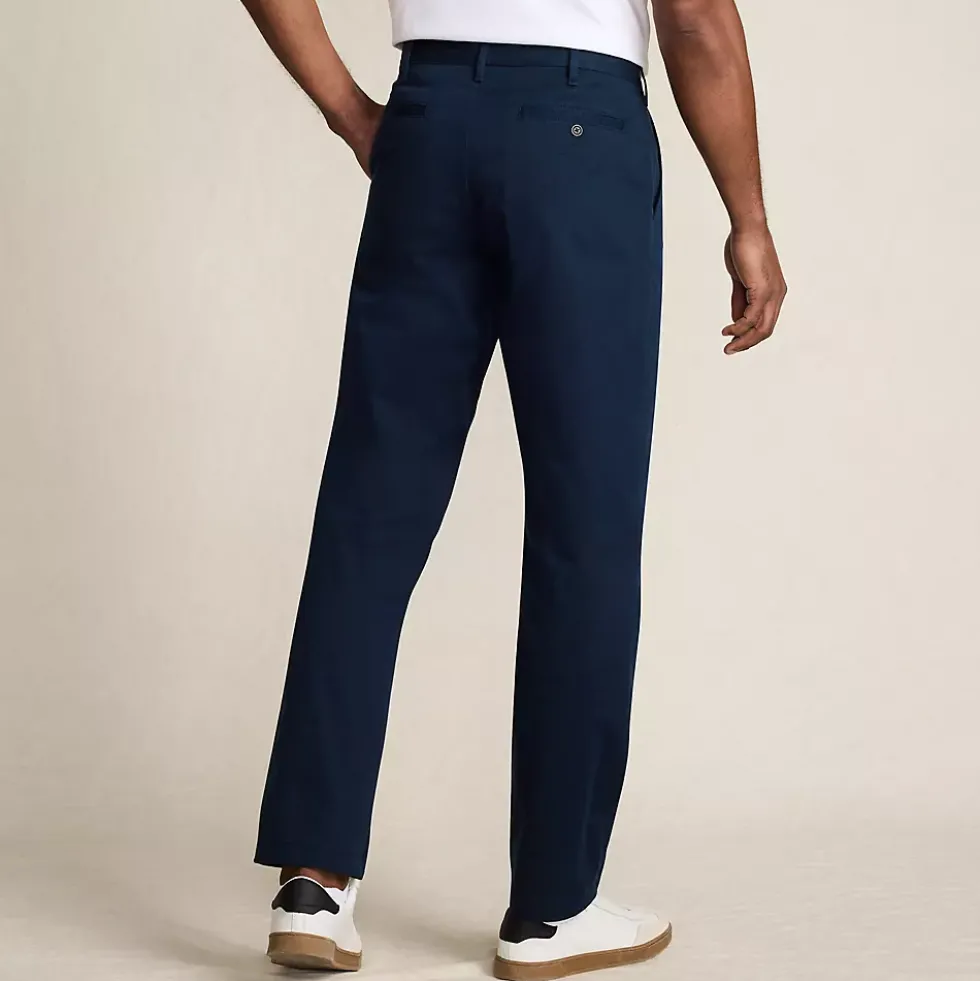Men's Travel Kit Comfort Waist Athletic Fit Chino Pant