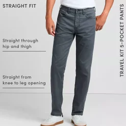 Men's Travel Kit Straight Fit 5 Pocket Pant