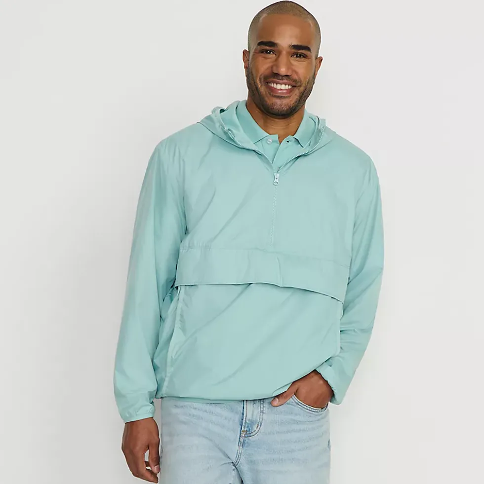Men's UPF 50 Anorak Windbreaker