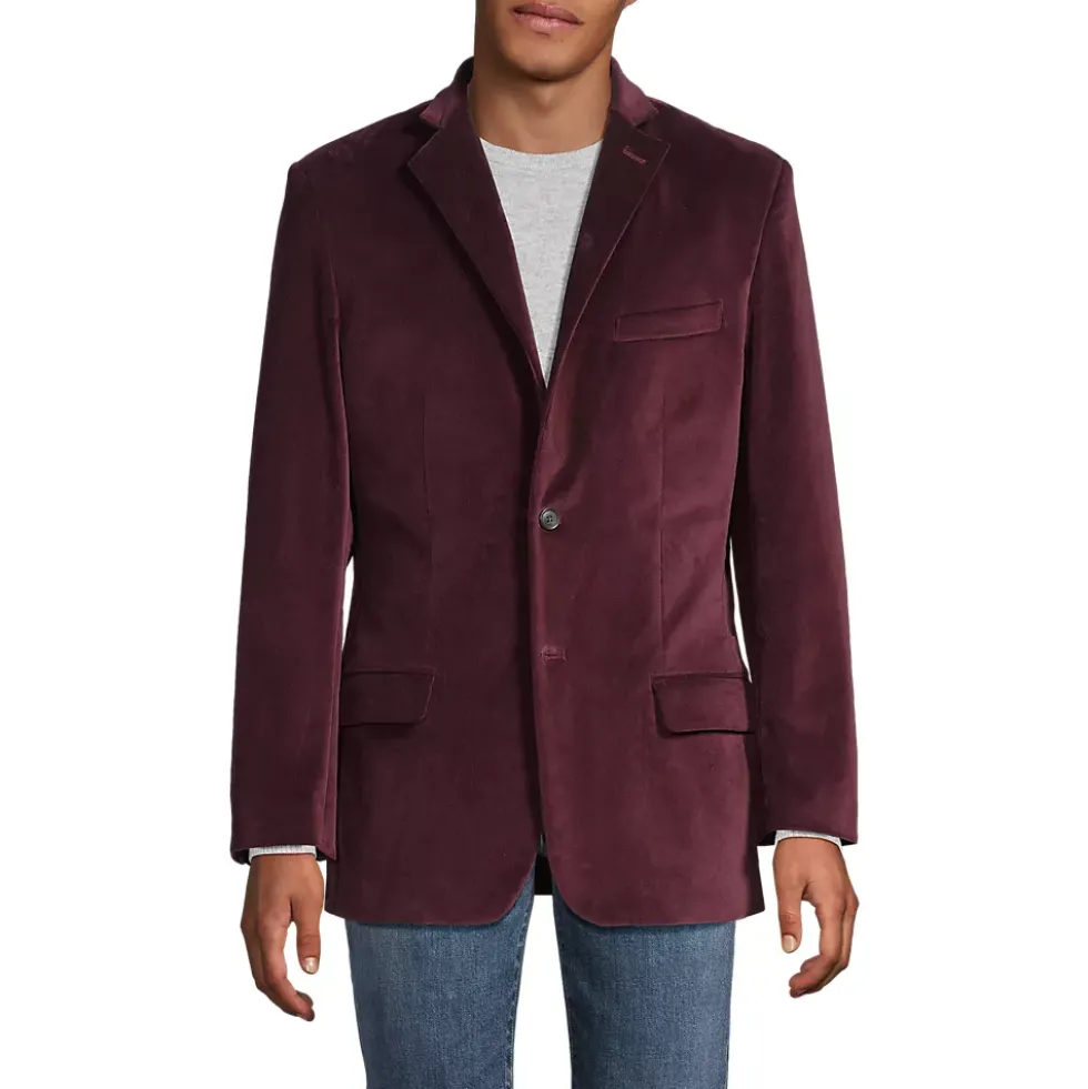 Men's Velvet Blazer