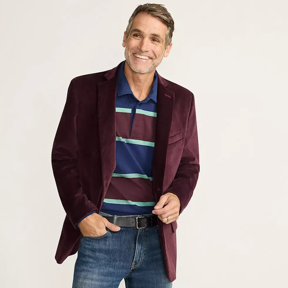 Men's Velvet Blazer