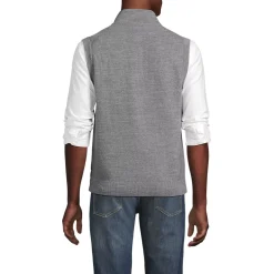 Men's Washable Merino Full Zip Sweater Vest