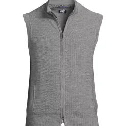 Men's Washable Merino Full Zip Sweater Vest