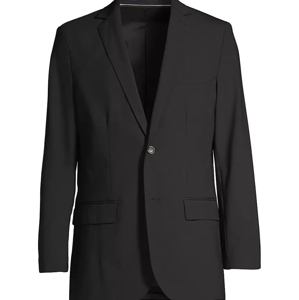 Men's Washable Wool 2 Button Traditional Fit Suit Jacket