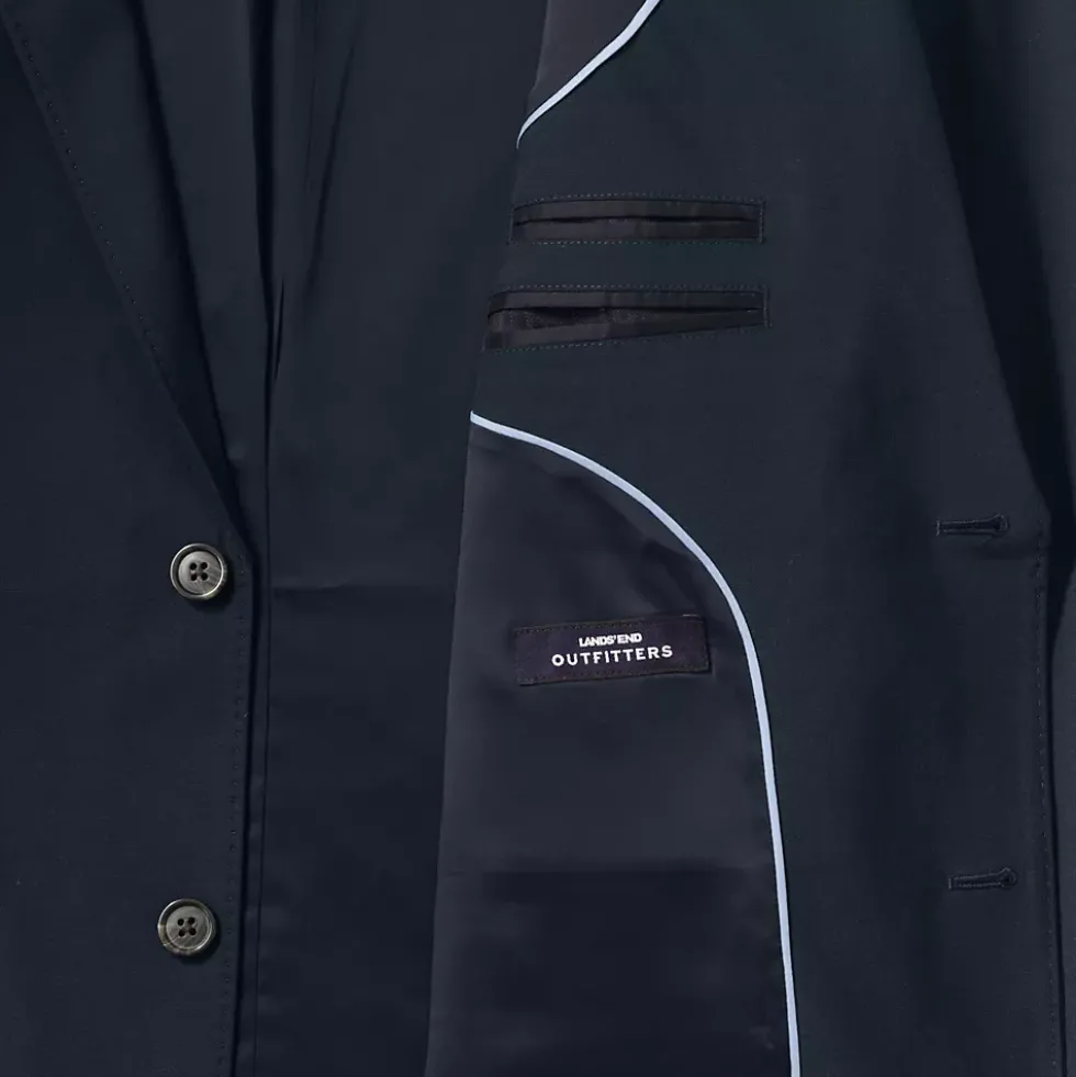 Men's Washable Wool 2 Button Traditional Fit Suit Jacket