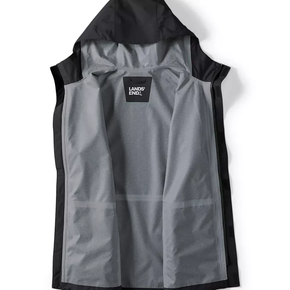 Men's Waterproof Hooded Packable Rain Jacket
