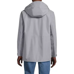 Men's Waterproof Hooded Packable Rain Jacket