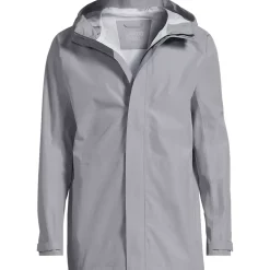 Men's Waterproof Hooded Packable Rain Jacket