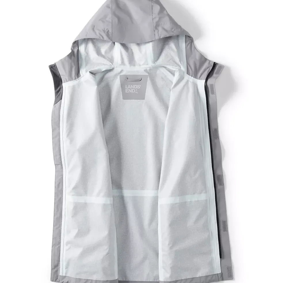 Men's Waterproof Hooded Packable Rain Jacket