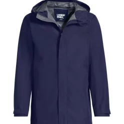 Men's Waterproof Hooded Packable Rain Jacket