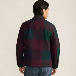 Men's Wool Blend Shirt Jacket