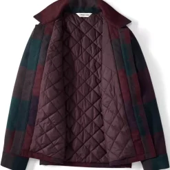 Men's Wool Blend Shirt Jacket