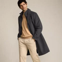 Men's Wool Blend Top Coat