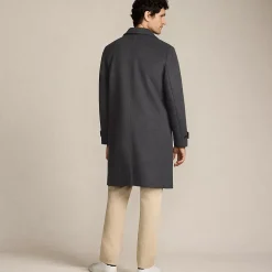Men's Wool Blend Top Coat