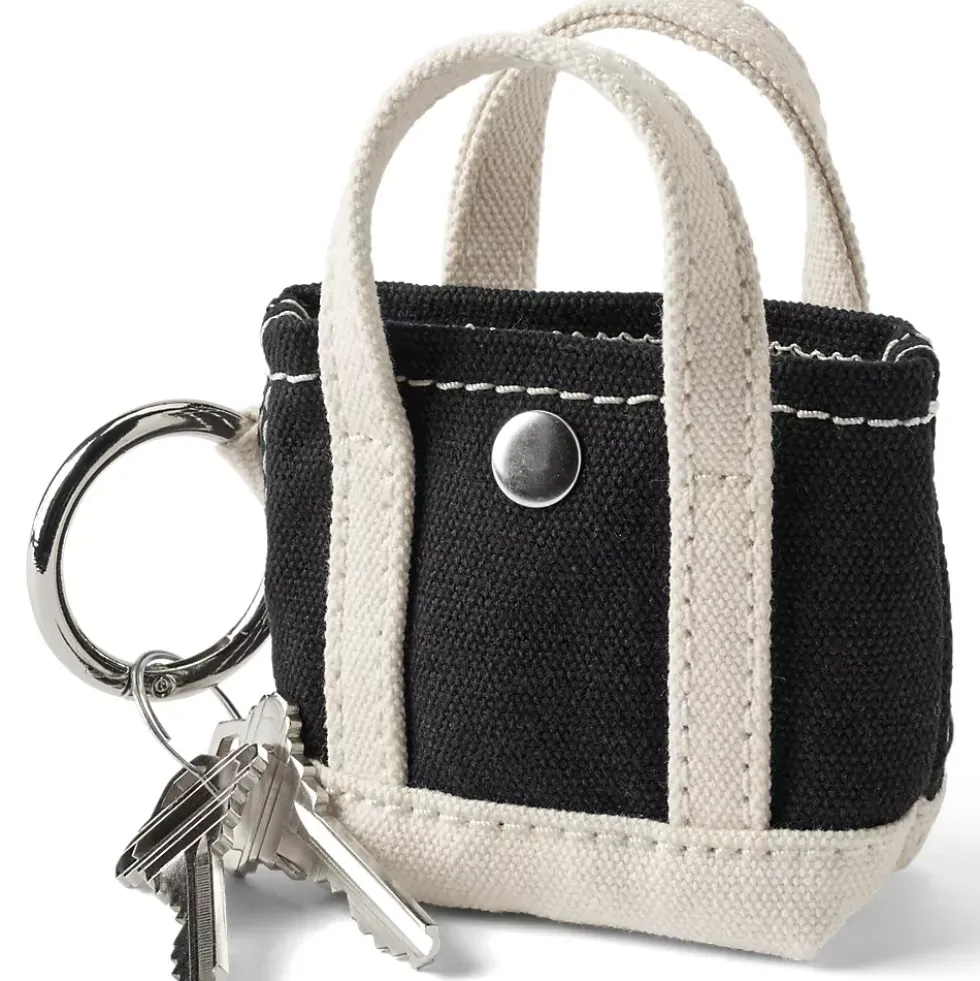 Micro Canvas Tote Charm