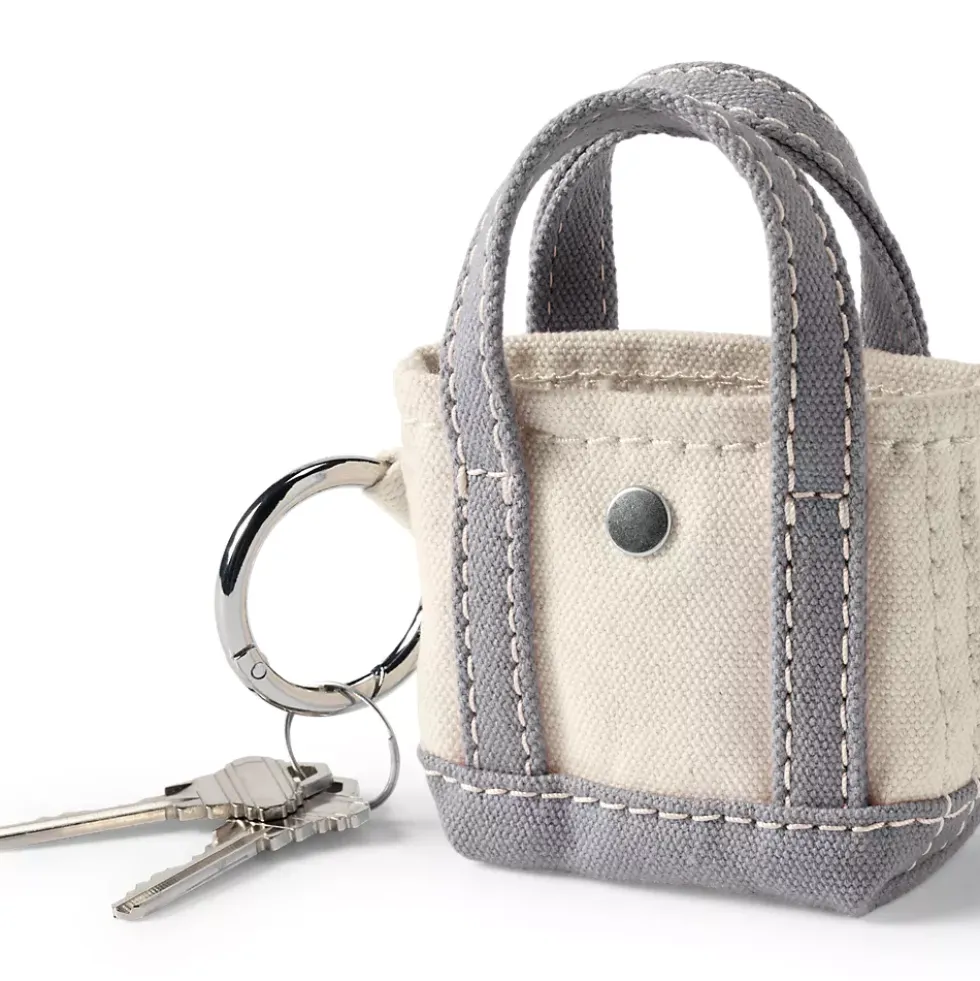 Micro Canvas Tote Charm