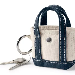 Micro Canvas Tote Charm