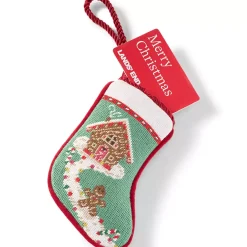 Mini Needlepoint Christmas Stocking