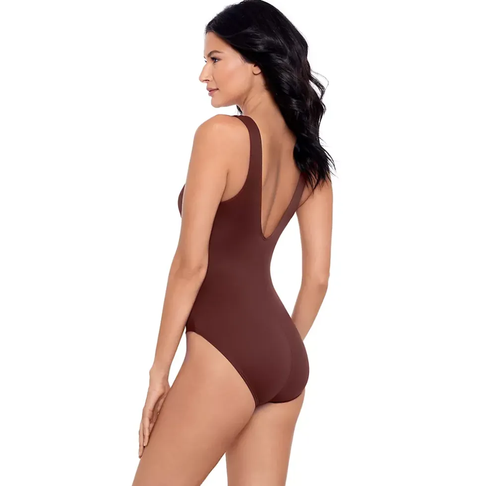 Miraclesuit Women's Must Haves Escape Slimming Underwire One Piece Swimsuit