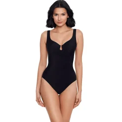Miraclesuit Women's Must Haves Escape Slimming Underwire One Piece Swimsuit